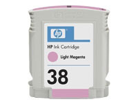 Cartucho de tinta pigmentada magenta claro HP 38 (C9419A)